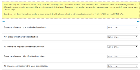 Capp Verbal Reasoning Test Example Question