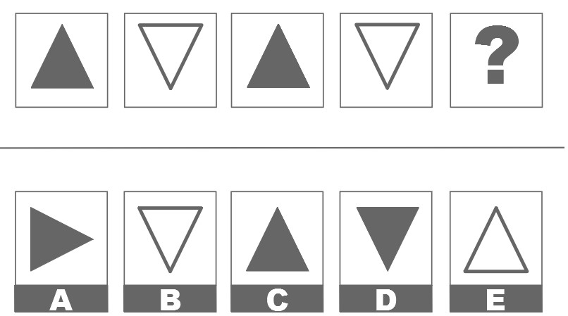 CCAT Spatial Reasoning Example of Logical Sequence Question