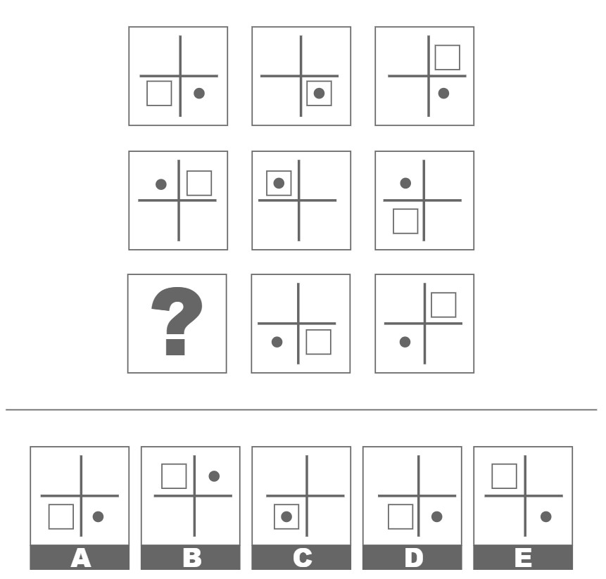 CCAT Spatial Reasoning Example Spatial Reasoning Matrice