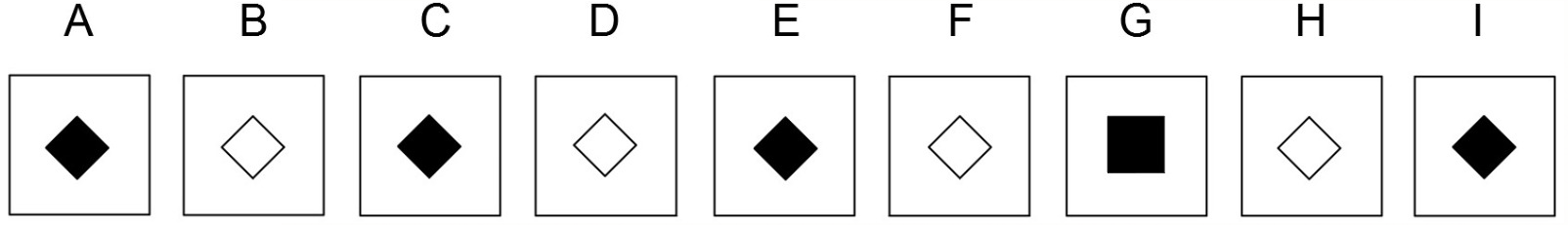 Example of an abstract reasoning question (cut-e scales ix)